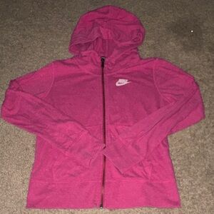 Nike Hot Pink Full-Zip Hooded Jacket
